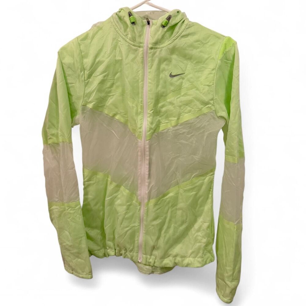 Nike Women's Green and Yellow Jacket